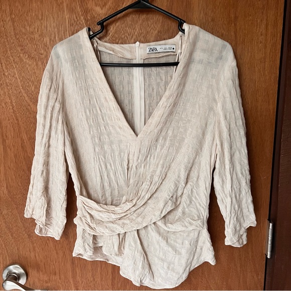 Zara Asymmetrical Blouse - Picture 1 of 6
